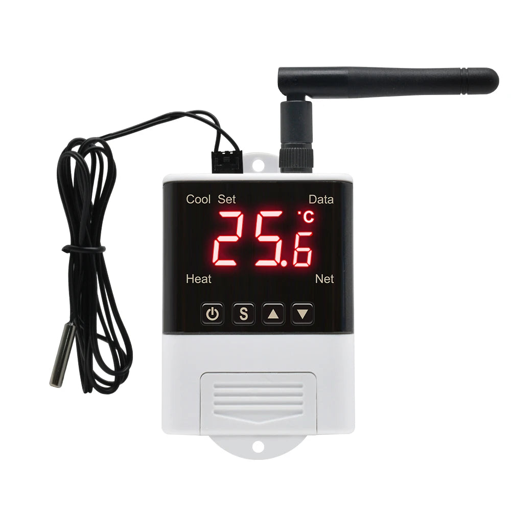 AC110V-220V DTC1201 Wifi Thermostat Humidistat Digital Temperature Humidity Controller Regulator  NTC Thermoregulator