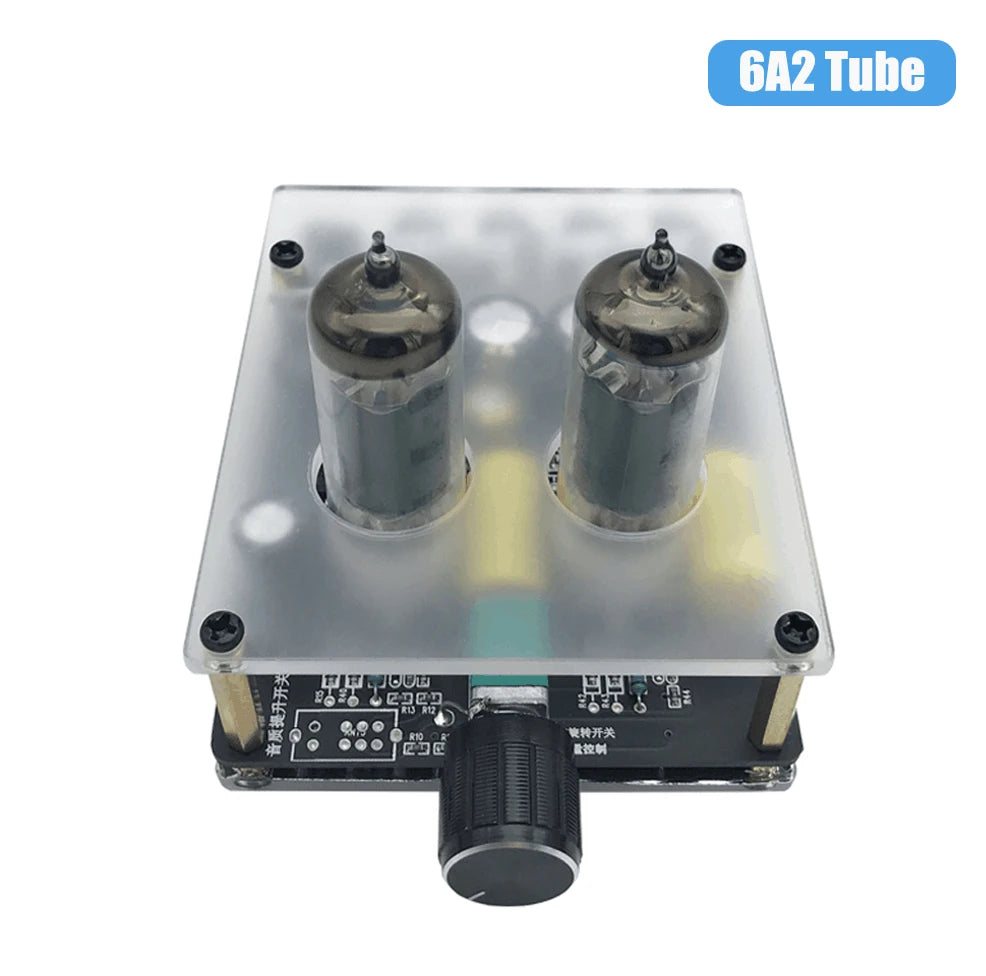 Upgraded 6K4/6A2 Tube Preamplifier Amplifiers HiFi Tube Preamp Bile Buffer Auido Amp Speaker Sound Amplifier Home Theater DIY