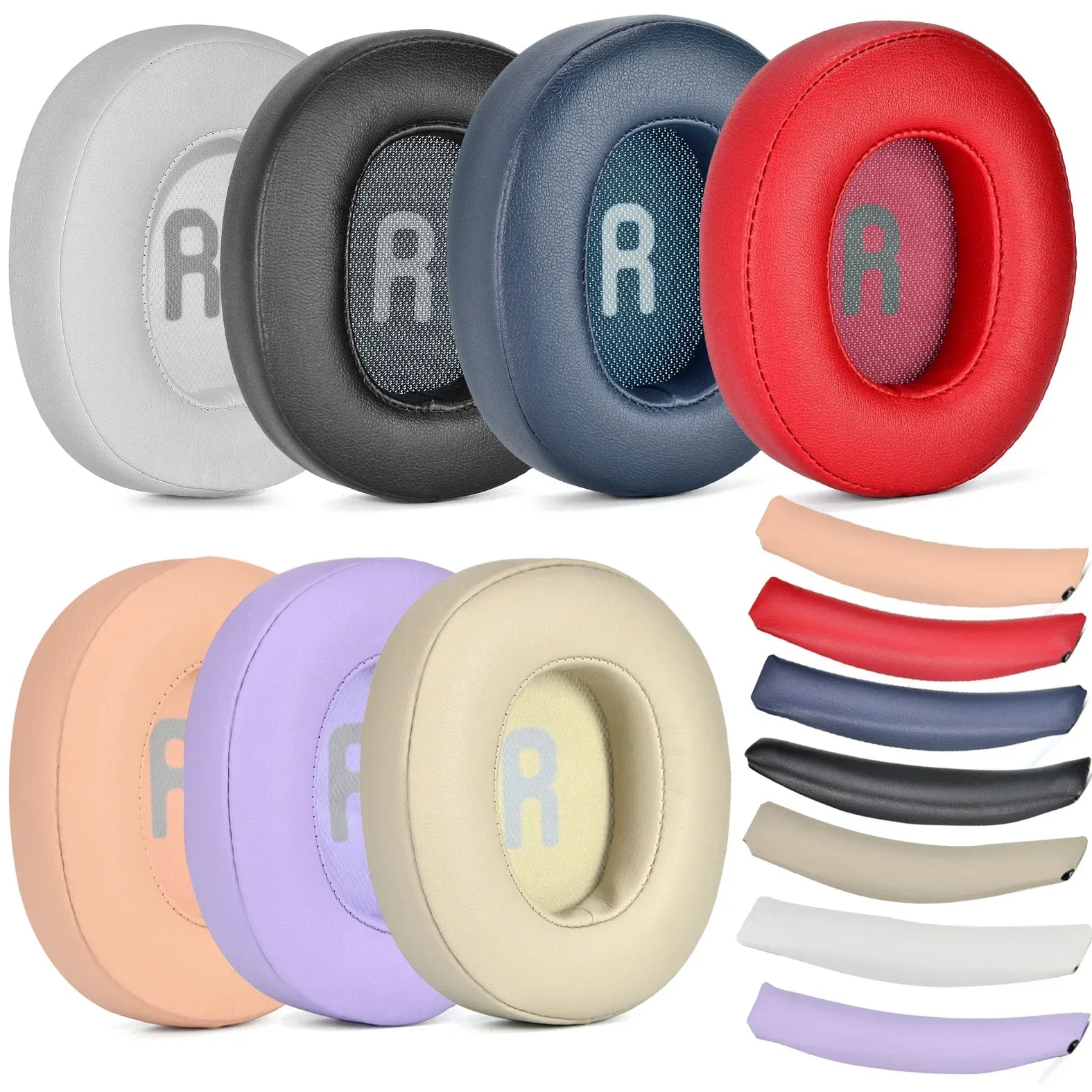Ear Pads For JBL Tune 700(700BT)/710(710BT)/720(720BT)/750(750BT,750BTNC)/760(760NC)/770(770NC) Gaming Headset Headband pads