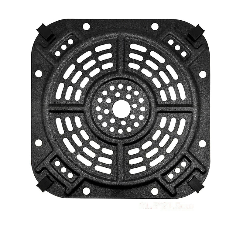 21 5x21 5cm For Air Fried Plate Tray Replacement for 2QT For Air Fryer For AF141 Long Lasting Material and Simple Maintenance
