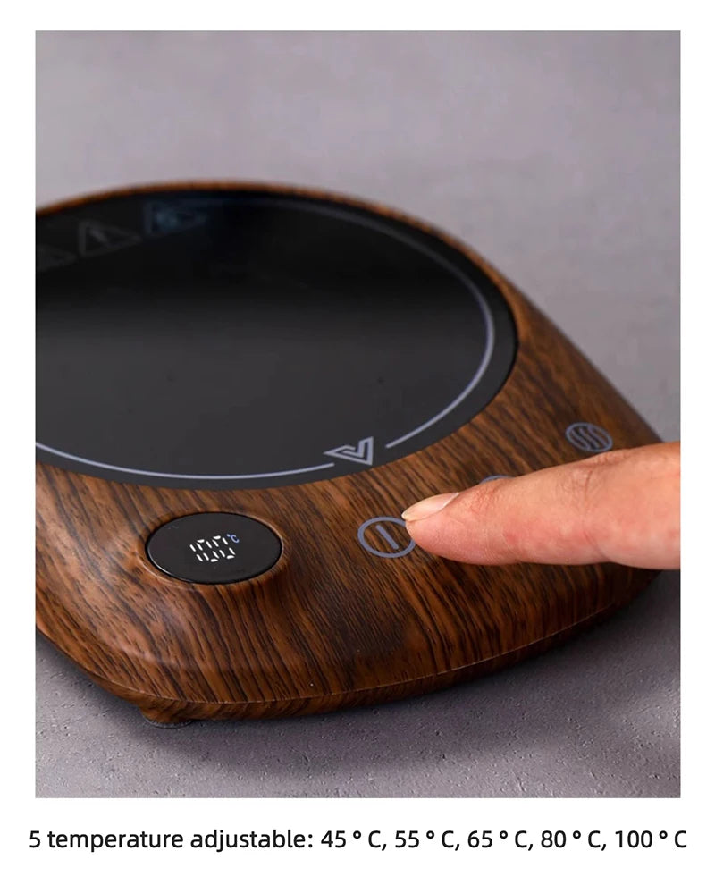 100°C Cup Heater Coffee Mug Warmer Hot Tea Makers Warmer Coaster 5 Gear Temperature Cup Heaters Coffee Milk Tea Heating Pad 220V
