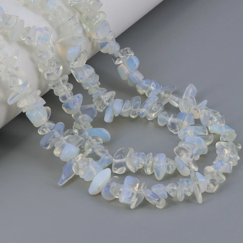 3-5mm/5-8mm Natural Garnet Amethyst Aquamarine Beads Irregular Freeform Chip Gravel Shape Stone Bead DIY Jewelry Making Bracelet