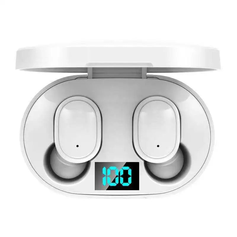 LED Digital Display Wireless Earphones Wireless Bluetooth Headset Noise Cancelling Sports Headphones Universal Bluetooth Earbuds