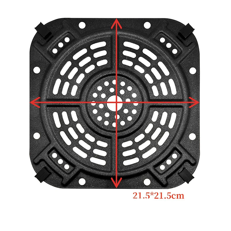21 5x21 5cm For Air Fried Plate Tray Replacement for 2QT For Air Fryer For AF141 Long Lasting Material and Simple Maintenance