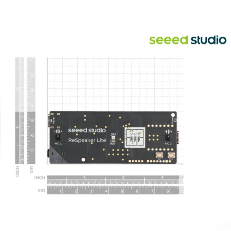 ReSpeaker Lite Voice Assistant Kit ESPHome Home Assistant 2 Mic Array with XIAO ESP32S3 pre-soldered, Mono Enclosed Speaker