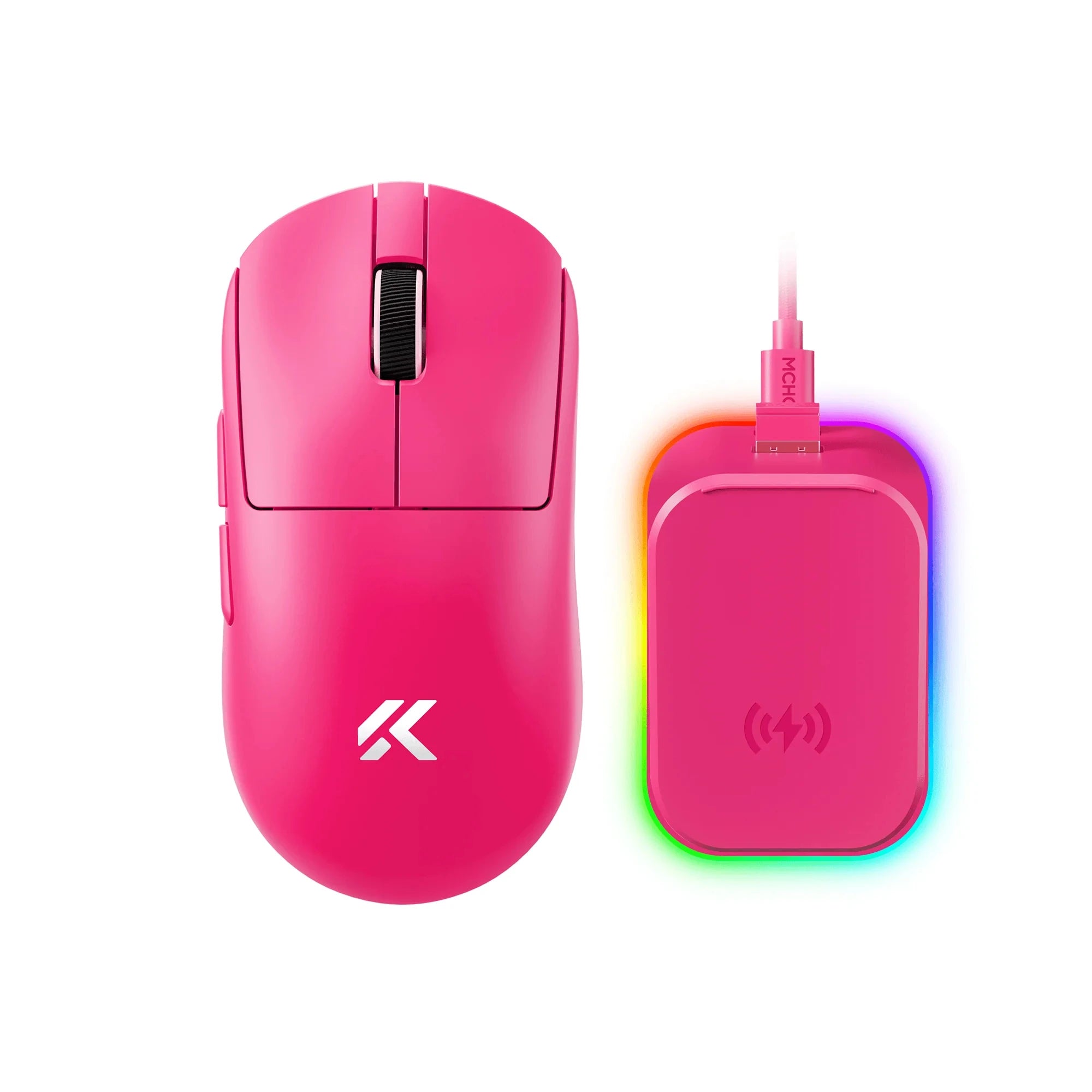 MCHOSE A7 V2 Lightweight Wireless Gaming Mouse Dual 8,000Hz Polling Rate PAW3950 TI Gaming Esports Office Mouse