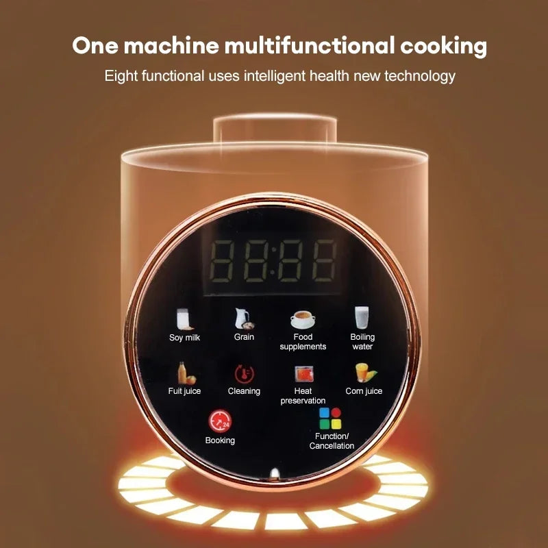 Smart Blender Soya Bean Milk Maker Electric Juicer Soymilk Maker Wall Breaker Rice Paste Maker Kitchen Breakfast Maker
