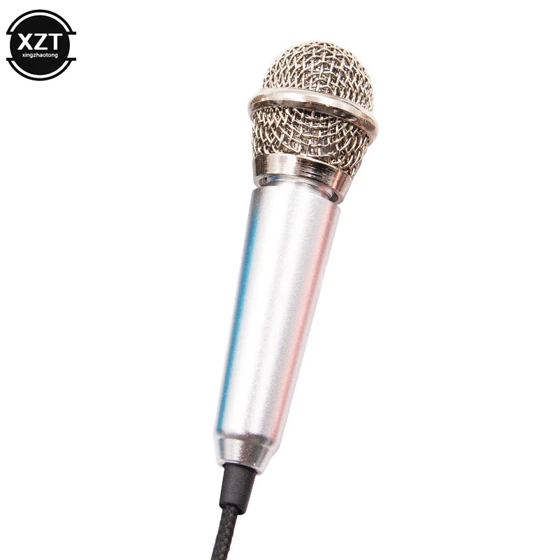 NEW Handheld Mic Portable Mini 3.5mm Stereo Studio Speech Mic Audio Microphone For the Smart mobile Phone Desktop Accessories
