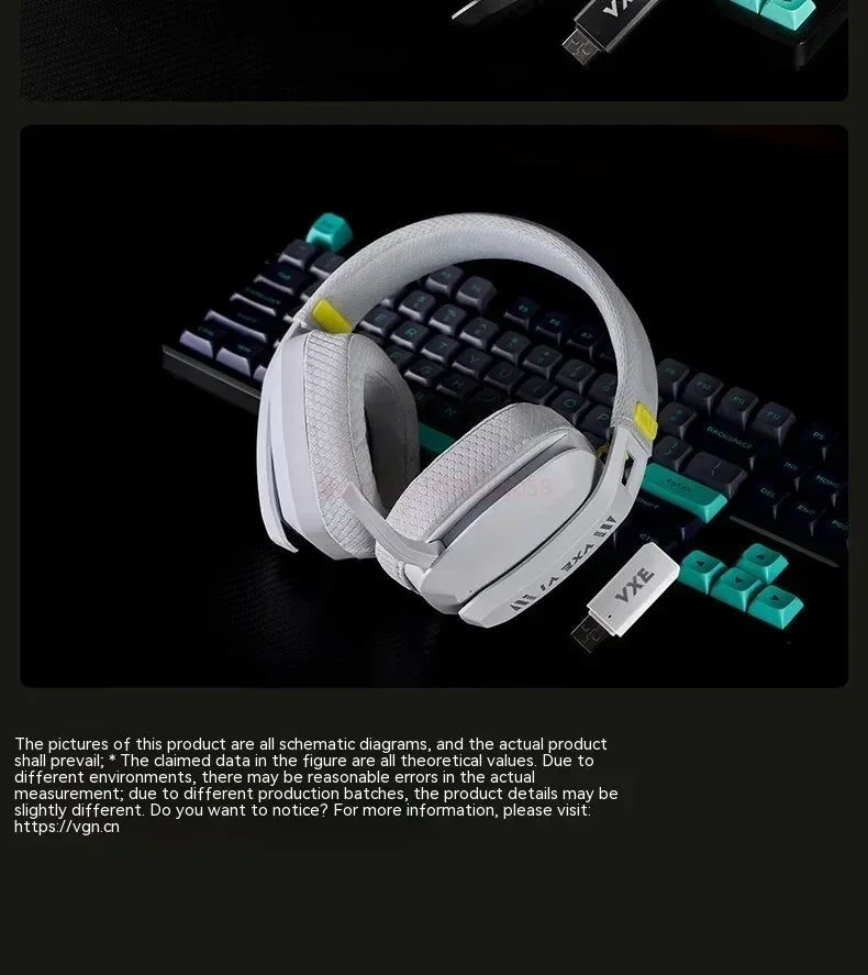 VGN VXE Siren V1 Gaming Headset Bluetooth 5.3/2.4g Dual-mode Lightweight Headphone With Microphone Computer Esports Headset Gift