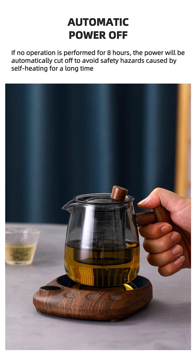 100°C Cup Heater Coffee Mug Warmer Hot Tea Makers Warmer Coaster 5 Gear Temperature Cup Heaters Coffee Milk Tea Heating Pad 220V