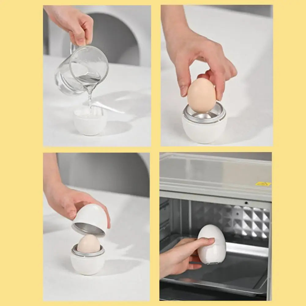 Microwave Egg Poacher Microwave Boiled Egg Maker Cooking Accessories Rapid Egg Cooker Egg Steamer for Hard Soft Boiled Egg