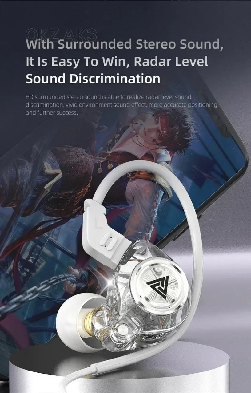 QKZ CK5 FiLe Wired HiFi Earphones