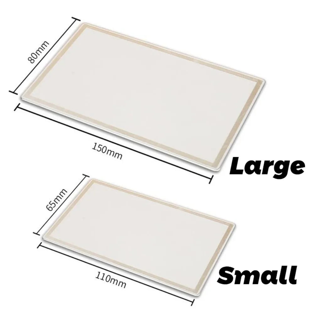 Stainless Steel Car Makeup Mirrors Portable Fall Prevention Automotive Sun Visor HD Polished Mirror Finish for Clear Imaging