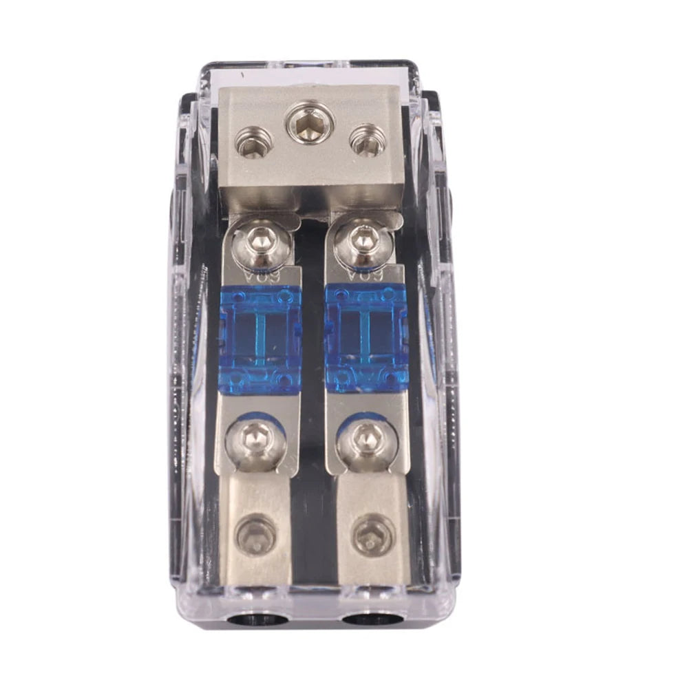 Car Audio Power ANL Fuse Holder 60 Amp Mini ANL Fuses Accessories 2/3/4 Way ANL Aluminum Alloy For Stereo Car Audio
