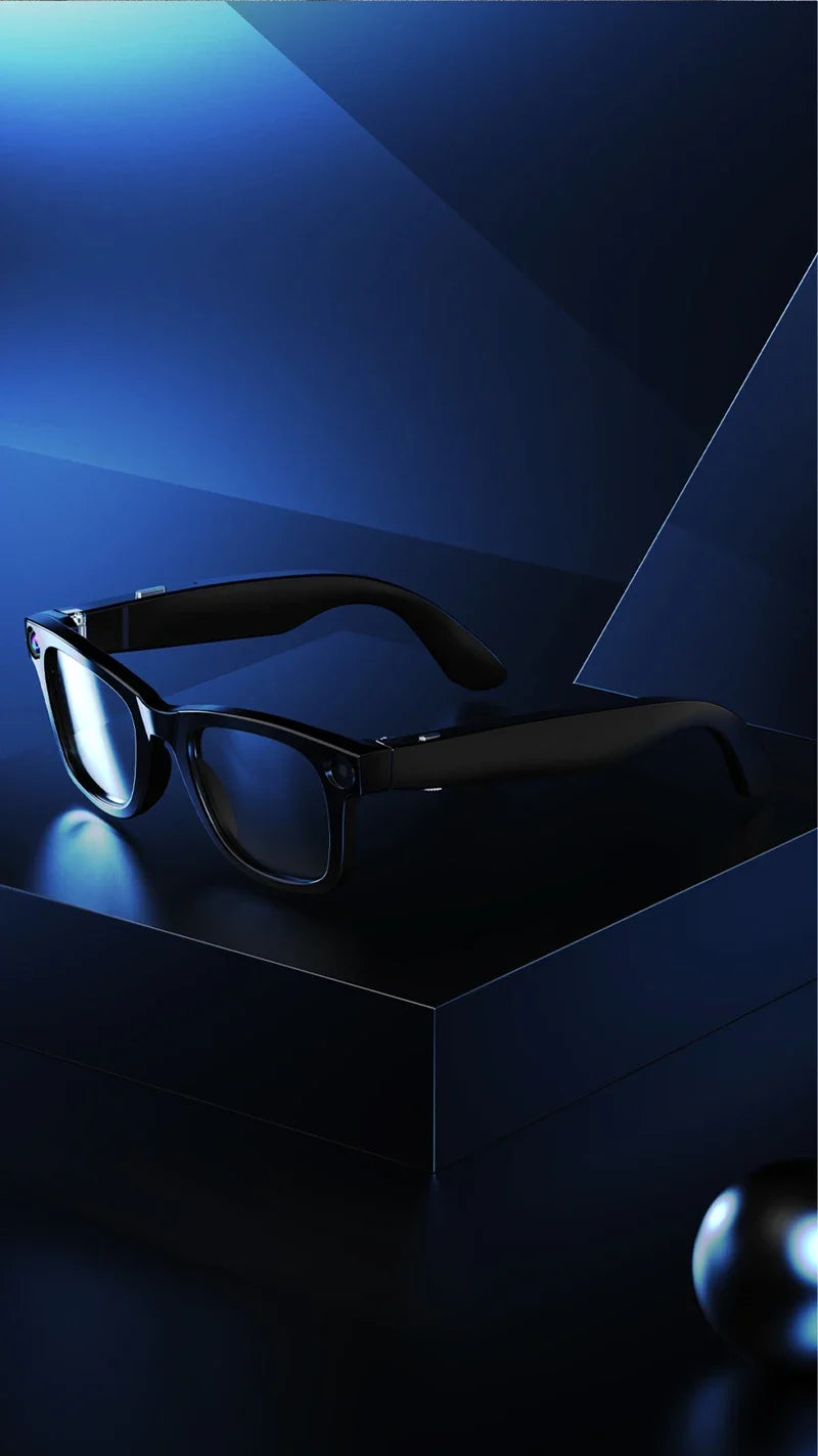 4K 800W pixel Smart AI Glasses Shooting Camera Photo Video Voice Assistant Call Translation Waterproof Bluetooth Glasses