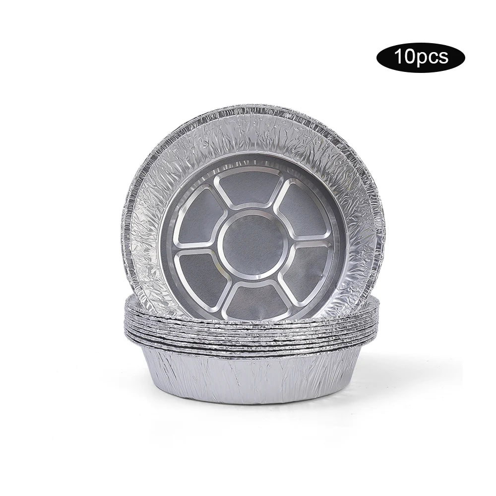 Air Fryer Aluminum Foil Pan Kitchen Supplies Food Containers Square Oven BBQ Tray Oil-proof Non-stick Kitchen Baking Tools