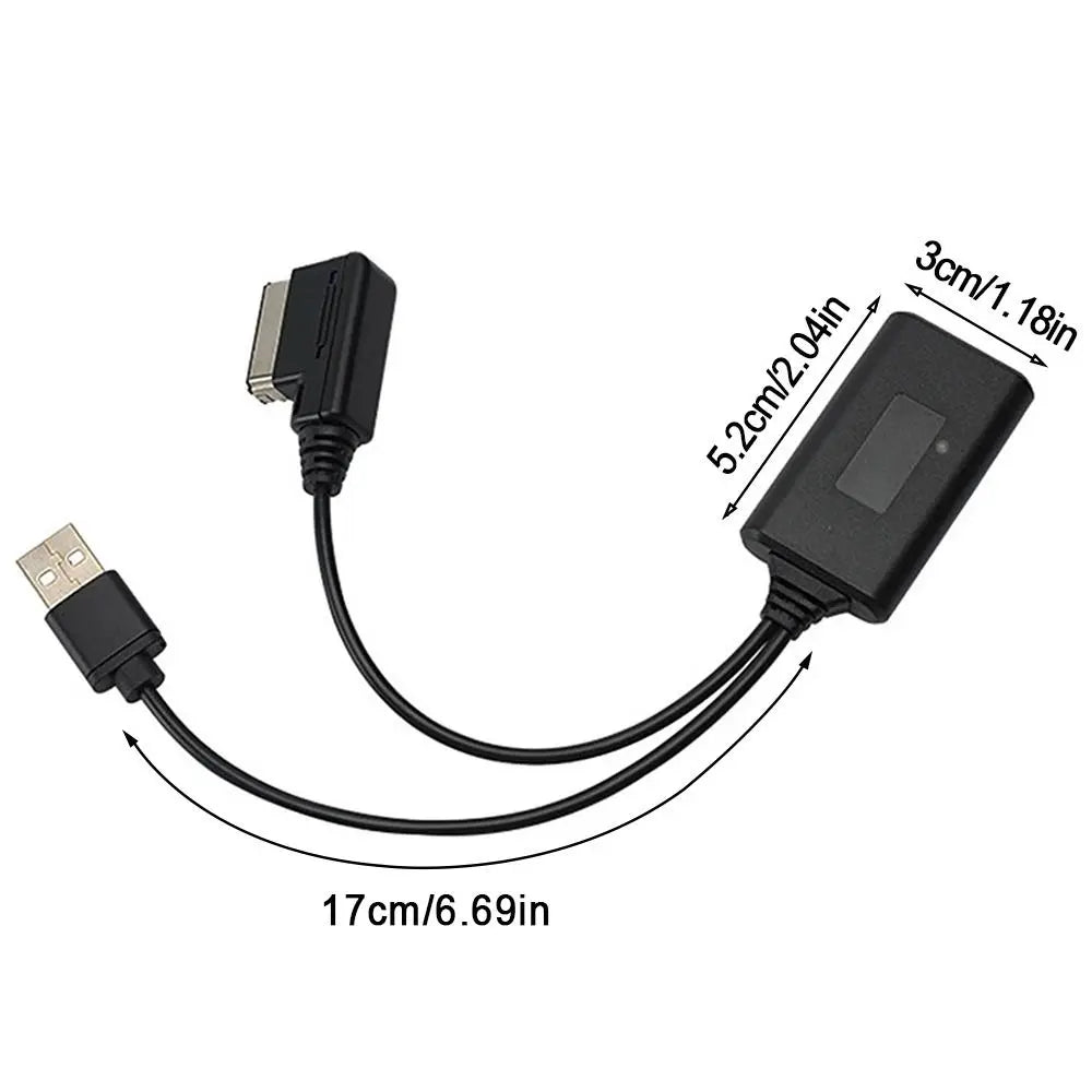 2in1 For AMI MMI 3G/2G Aux Bluetooth-compatible Adapter Auto Audio Cable for Audi Q5 A5 A7 R7 S5 Q7 A6L A8L A4L Car Accessories