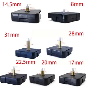 DIY Wall Clock Replacement Movement Parts Repair Quartz Time Hands Clock Motor 20mm Maximum Dial Thickness 31mm Shaft Length
