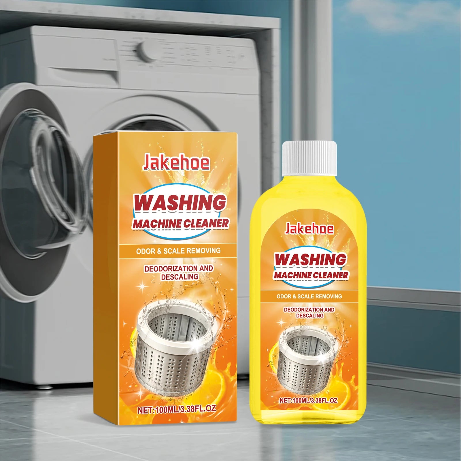 Washing Machine Cleaner Eco-Friendly Deep Cleaning Liquid Washer Cleaner Deodorizer Detergent Washing Machine Cleaning Liquid