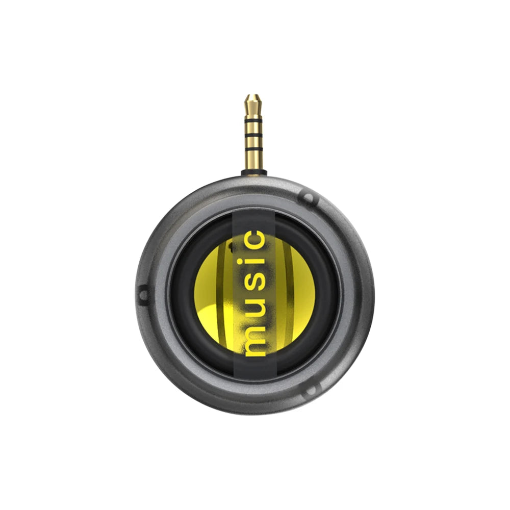 Music Sound Column Speaker Stereo Music Player Portable Mini Charging Small Speaker 3.5mm Inline External Speaker