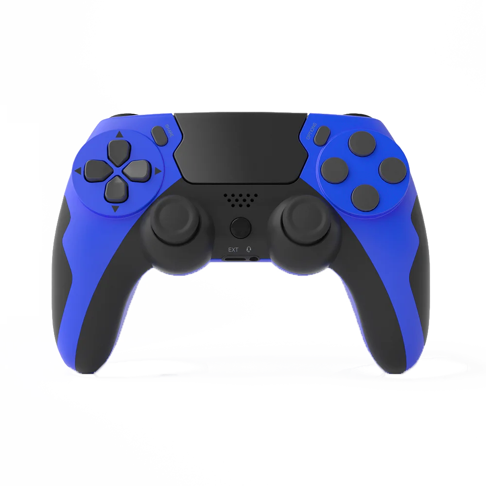 GAMINJA Wireless Controller Bluetooth Gamepad Double Vibration 6Axis Joypad Touchpad Microphone Earphone Port For PS4 PS3 PC