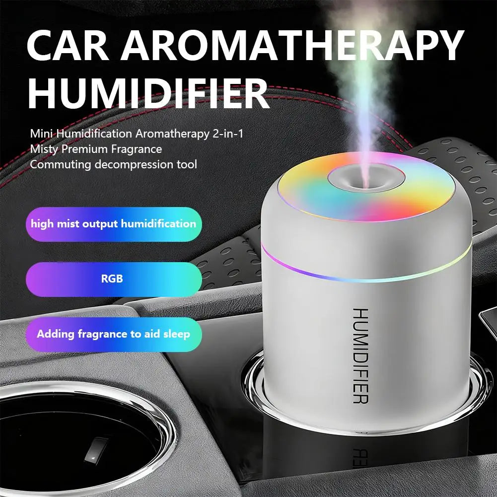 180ML Mini Air Humidifier USB Electric Aroma Diffuser Essential Oil Purifier Aromatherapy Mist Maker Lights For Car Home Bedroom