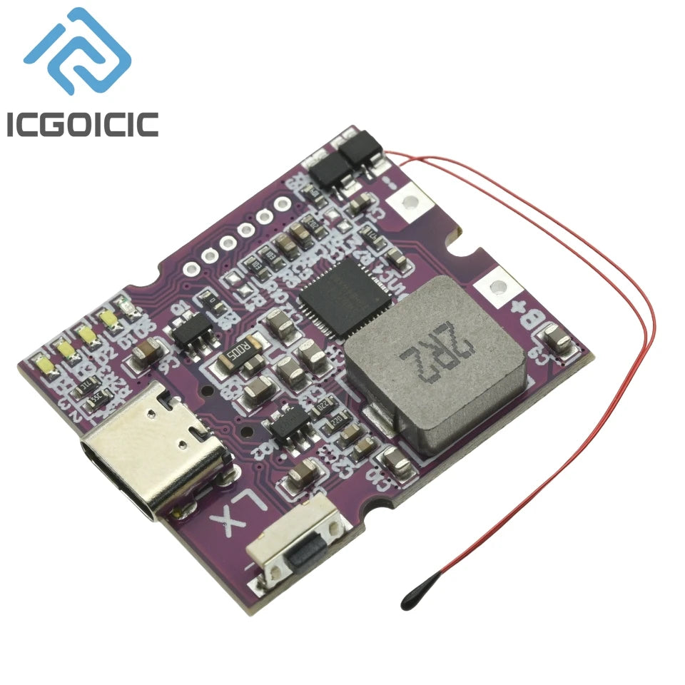 22.5W Power Bank Bidirectional Fast Charging Mobile Power Bank Module for Lithium Battery Charger Board Supports QC4+