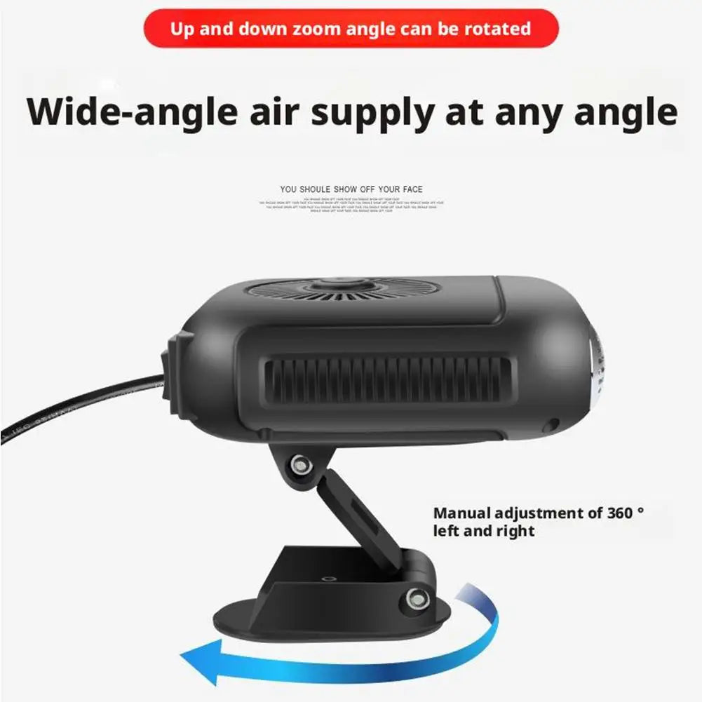 12v/24v Car Heater Fan For Car Front Windshield Defogging Demister Car Anti-Fog Heater Defroster Interior Accessories