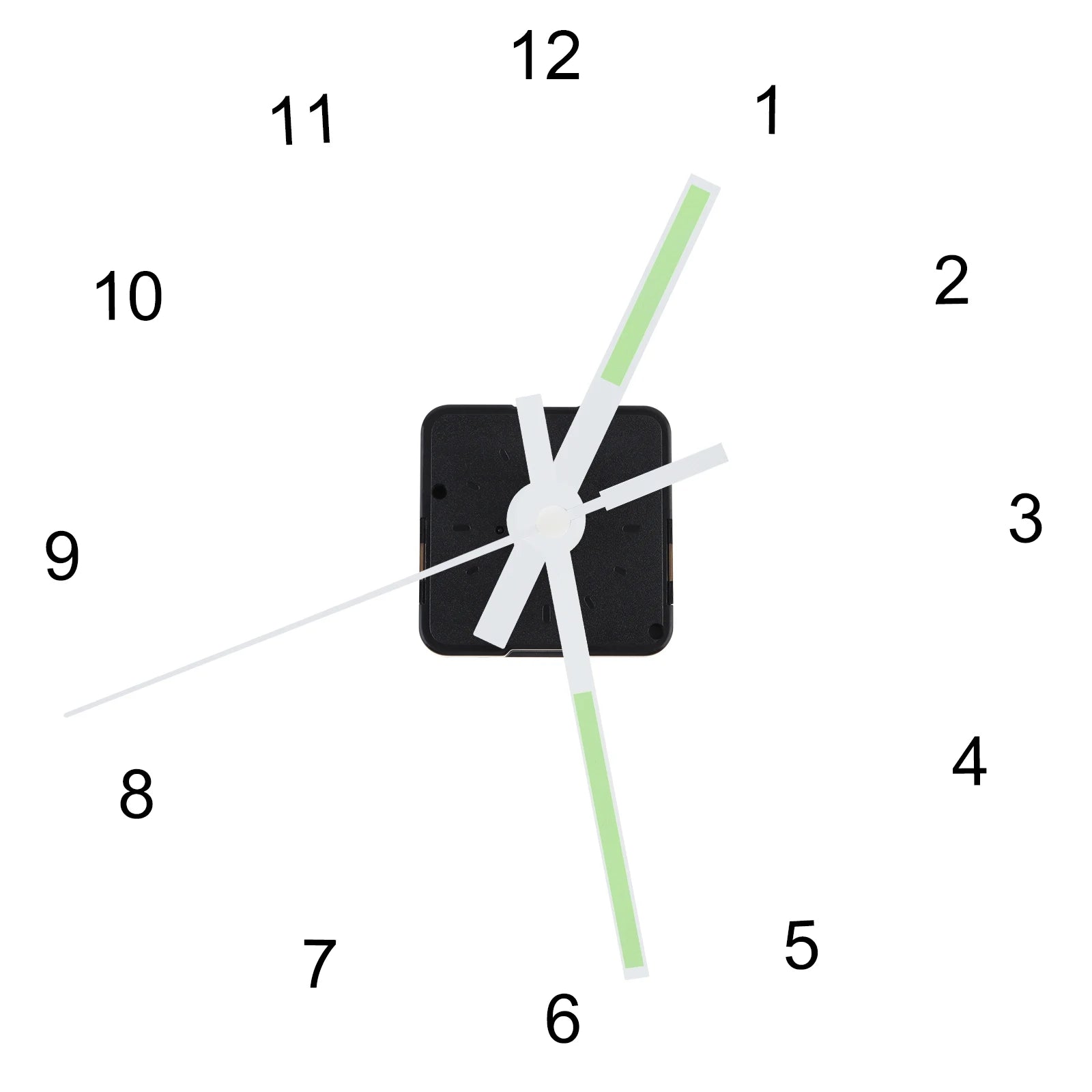 Quartz Battery Operated Silent Wall Clock Movement Mechanisms for DIY / Repair, Clock Parts Replacement