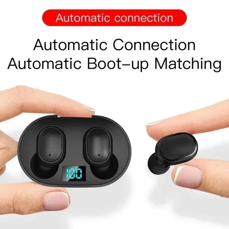 E6S TWS Bluetooth Earphones Wireless Bluetooth Headset Noise Cancelling Headsets With Microphone Headphones For Xiaomi iPhone