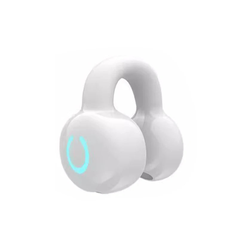 Bluetooth 5.3 Ear Clip Wireless Earphones HiFi Stereo Noise Cancelling Earphones Long Battery Life Waterproof Earphones