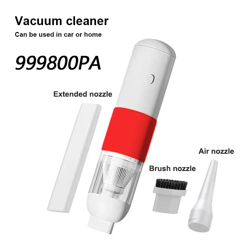 Powerful Car Vacuum Cleaner High Suction Mini Wireless Handheld Cyclonic Vacuum Dust Catcher Home Car Wet Dry Rechargeable