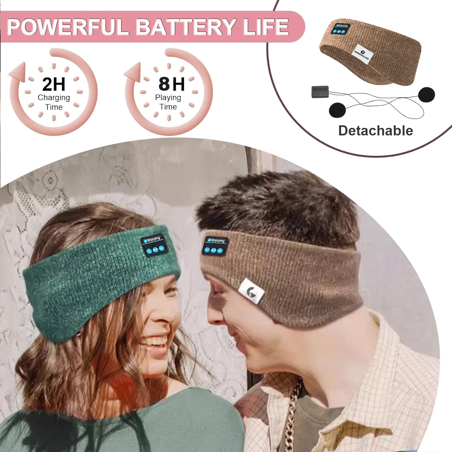 Unisex Wireless Bluetooth Headphones Headband Sports Music Winter Earmuffs Mic Outdoor Ear-Muffs Ear Cover Bluetooth Headset