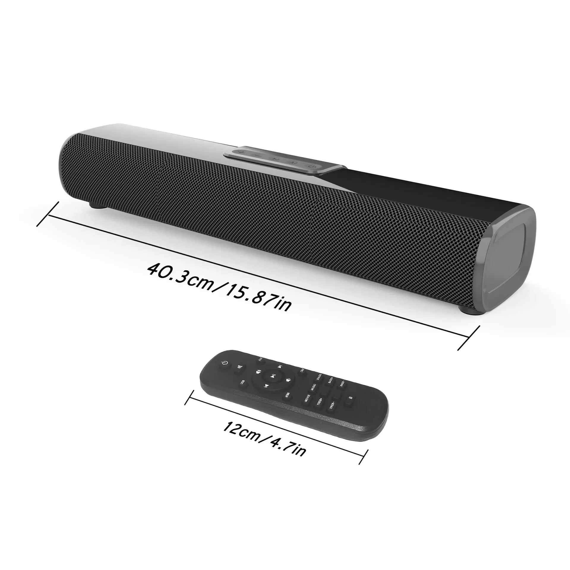 Home Cinema System SoundBar for TV/computer/projector Support USB HDMI/ARC/Optical Bluetooth Speakers 50W High Power Echo Wall