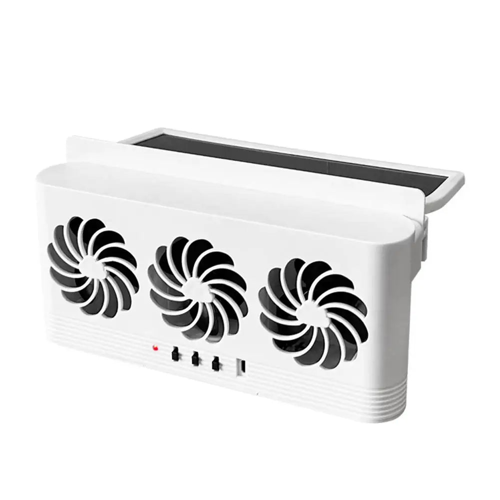 Car Solar Exhaust Fan Air Circulation Cooling Cooling Window Summer Tool Exhaust Interior Accessories Fan Fan Cooling S3D4