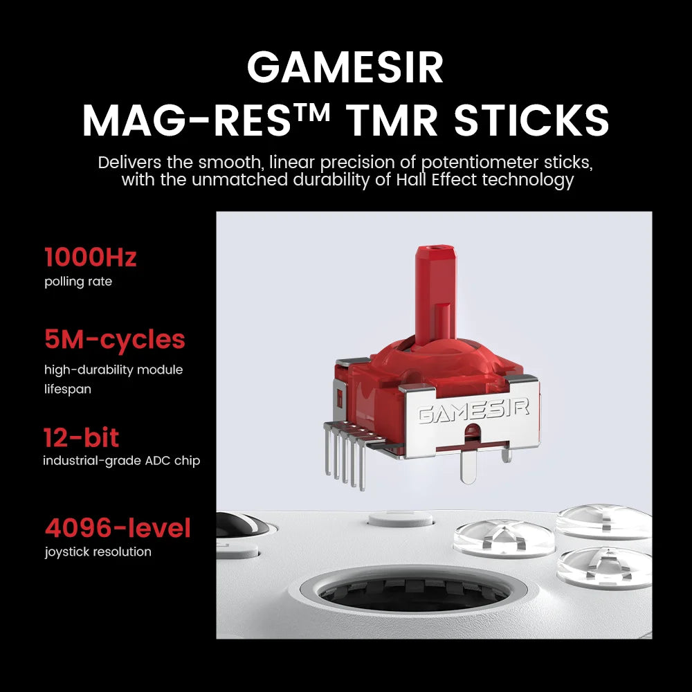 GameSir G7 Pro Xbox Series X|S Gaming Controller - TMR Sticks, Hall Effect Triggers, 1000Hz Polling, Smart Charging Station