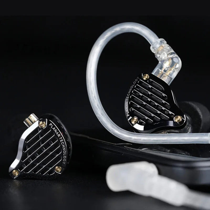 KZ PR3 13.2MM Planar Driver In Ear Wired Earphones HiFi Bass Earbuds
