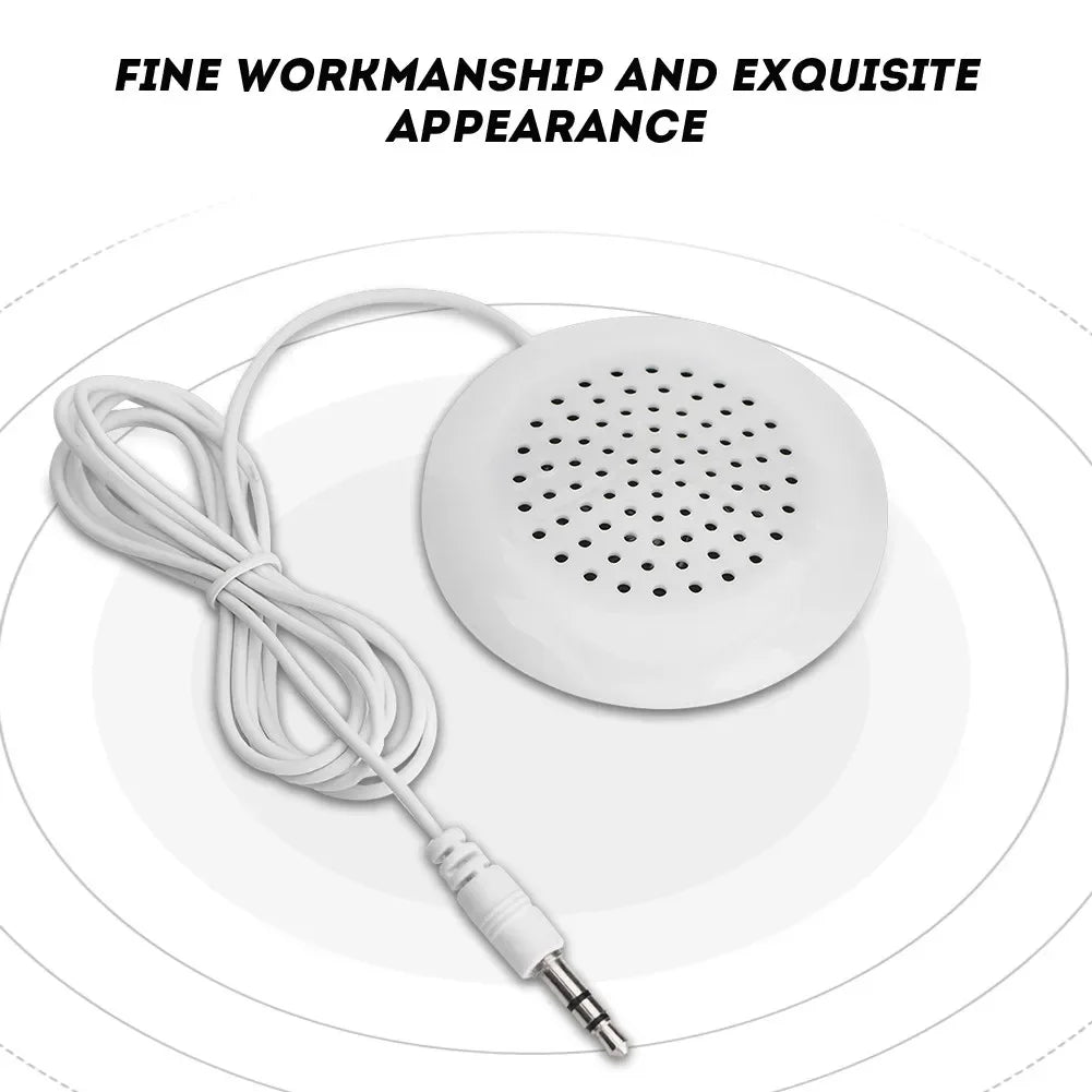 New DIY Pillow Speaker 3.5mm Mini Stereo Speaker For MP3 MP4 CD Music Player Mobile Phone Tablet PC Laptop For IPad Sleeping