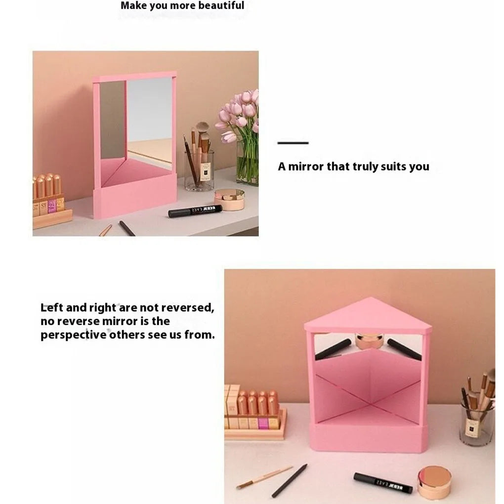 Professional TrueMirror Cosmetic Mirror - Non Reversing Clear Inverted Mirror for Bedroom Vanity Table Makeup