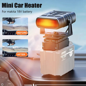 Car Heater Air Cooler Fan Window Defogger Defroster Portable Demister Defroster Heating Fan Windshield Defogging Accessroies