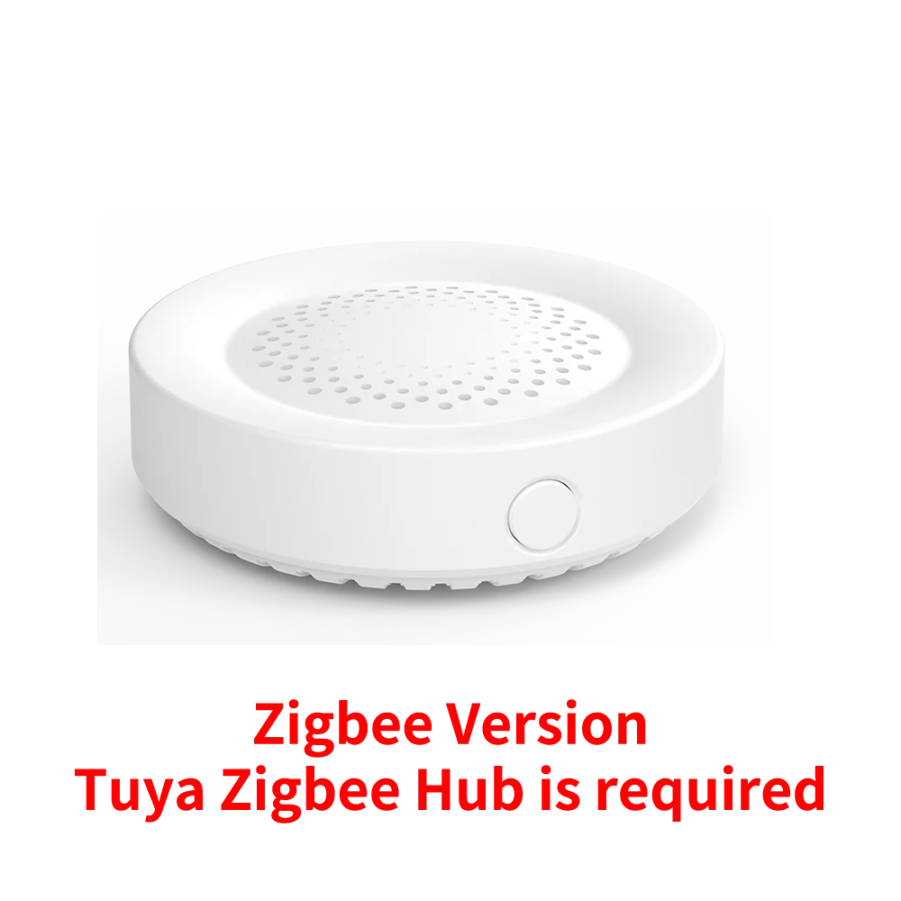 Tuya Zigbee WiFi Smart Siren Alarm 100db Speaker For Smart Home Security Works With SmartLife Alexa Yandex
