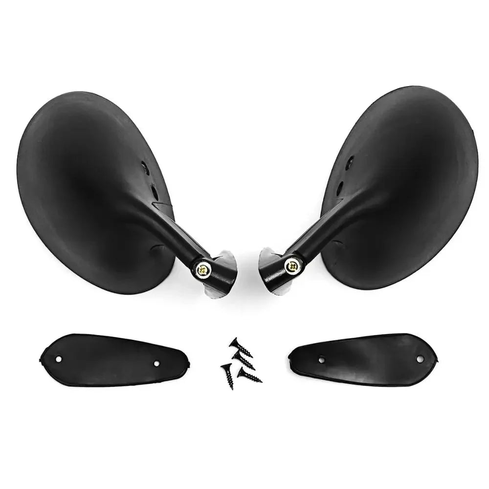 Pair California Style Racing Mirrors Universal Classic Rearview Mirror Custom Car Door Side Wing Mirrors For Cars Replacement