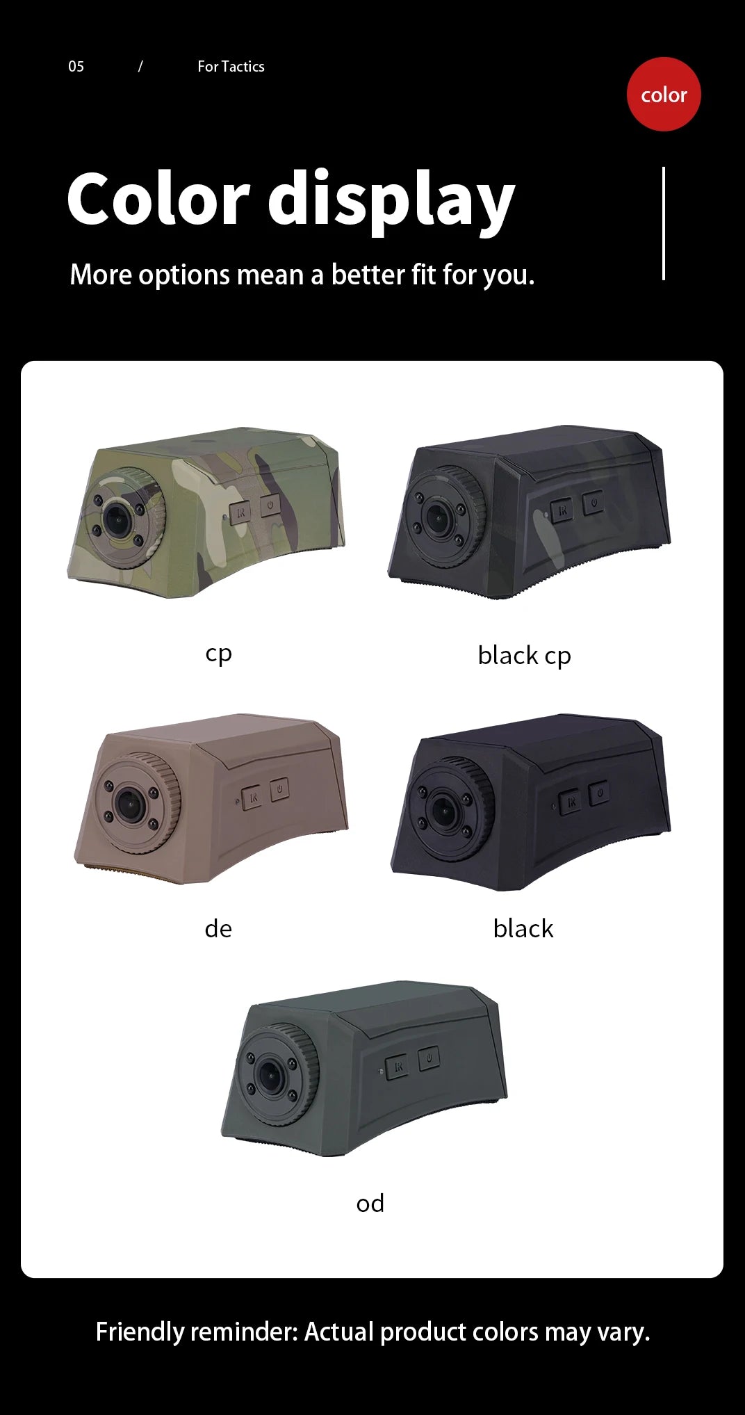 Tactical Helmet Camera, 720P HD Video Recorder with Photo Capture, Adjustable-Angle Helmet Cam, FAST Helmet Accessories