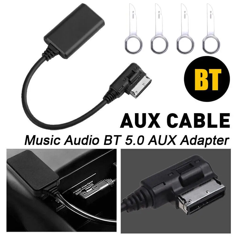 AMI MMI MDI Wireless Aux Bluetooth Adapter Cable Audio Music Auto Bluetooth For Audi A3 A4 B8 B6 Q5 A5 A7 R7 S5 Q7 A6L A8L A4L