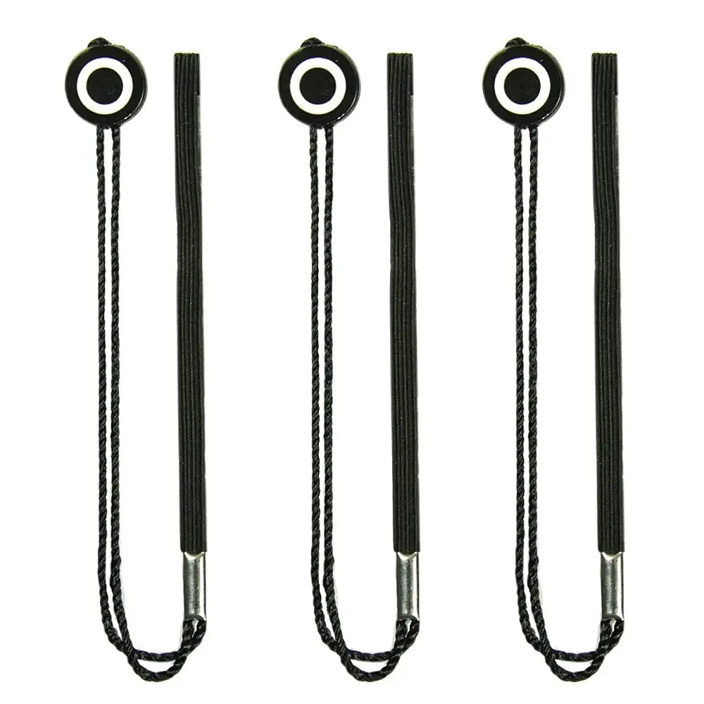 1/3/6 Pcs Camera Lens Cap Leash with Elastic String, Compatible with Universal DSLR SLR Evil Mirrorless Cameras Video (x3)