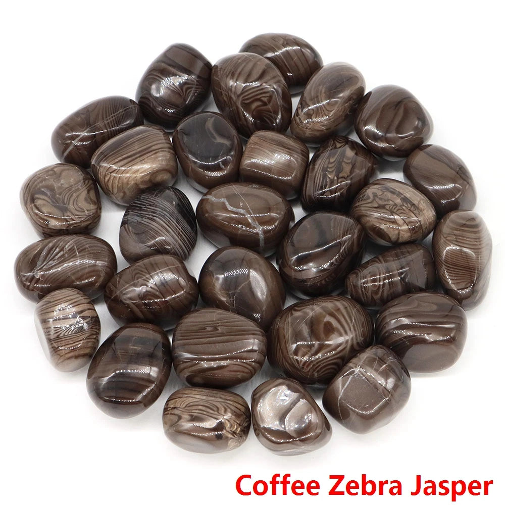Wholesale Natural Tumbled Stones Rhyolite Reiki Healing Crystals Gemstone Minerals Specimen Home Garden Tank Aquarium Decoration