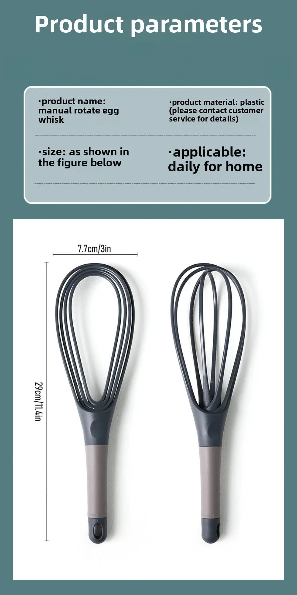 Foldable Egg Beater Whisk Manual Cream Blender Cooking Baking Tool Kitchen Accessories Mixer Foamer Kitchen Gadgets Whisk