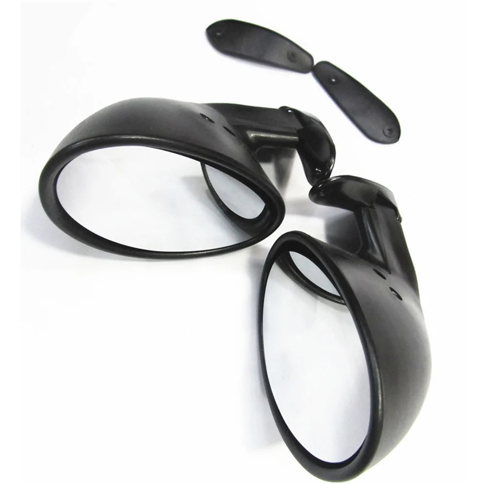 Pair California Style Racing Mirrors Universal Classic Rearview Mirror Custom Car Door Side Wing Mirrors For Cars Replacement