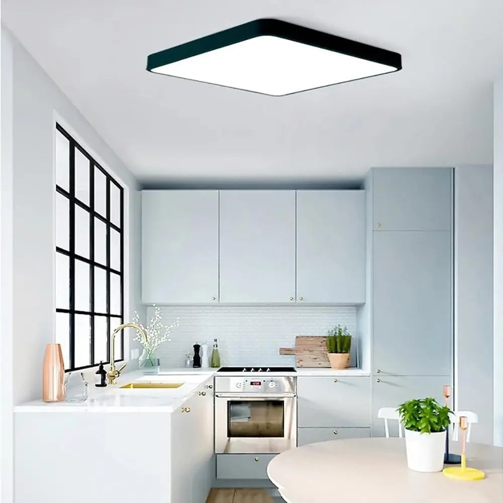 Modern LED Ceiling Light Smart Tuya App Alexa Voice Remote Control Panel Indoor Lamp For Home Bedroom Living Room Kitchen Lustre