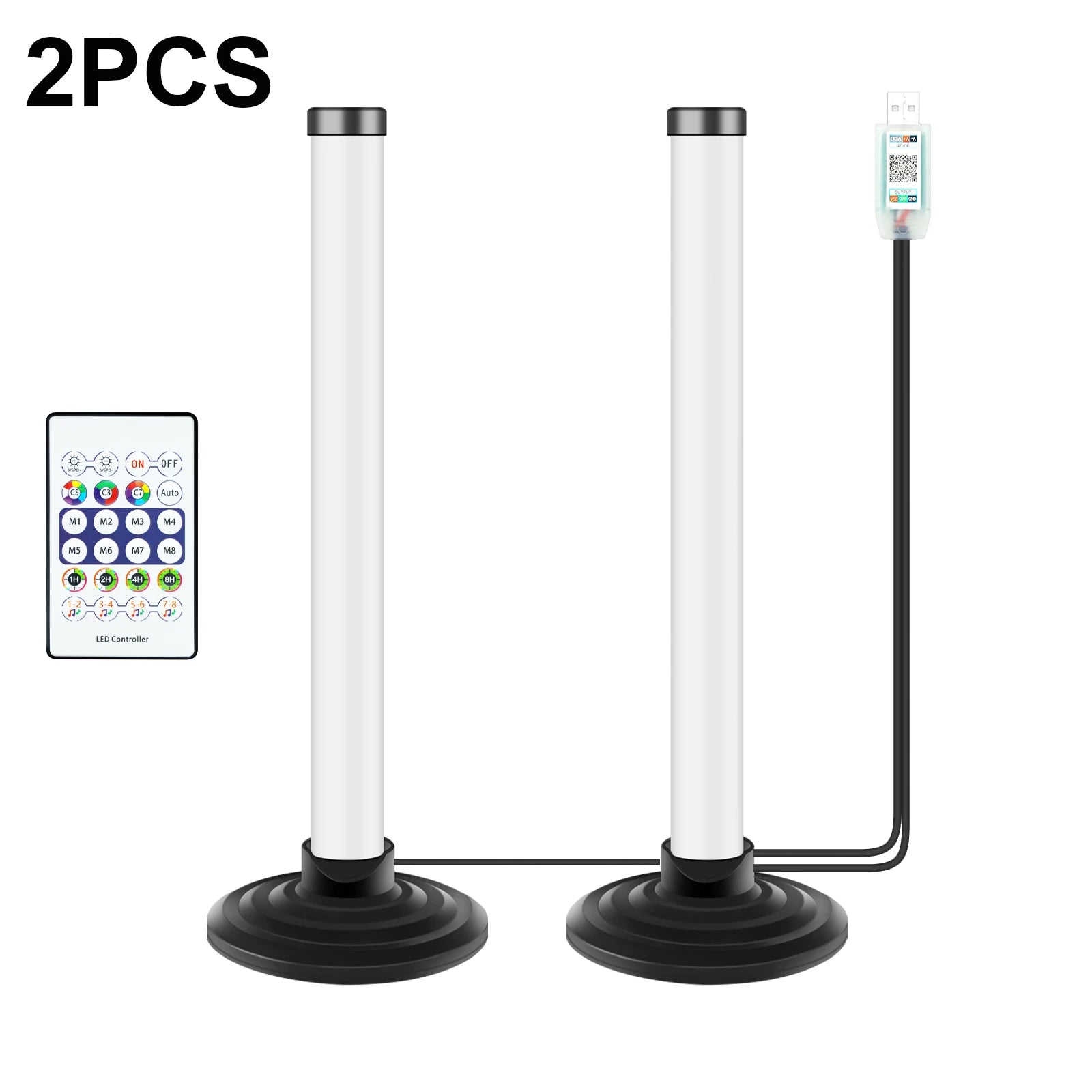 5V USB Powered RGBIC LED Light 16 Color Smart WS2812B Bluetooth APP Music Sync TV Backlights Music Rhythm RGB Bar Home Lighting